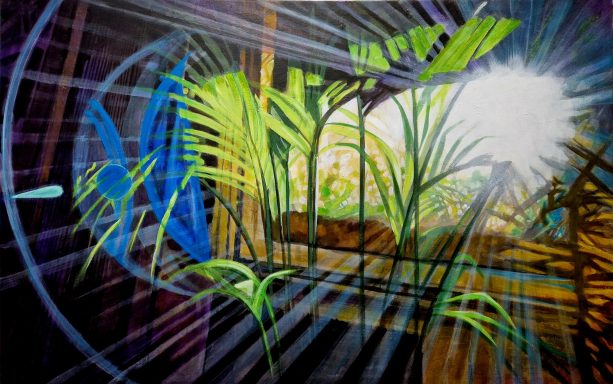 window sun Acrylic on canvas 80 x 100 cm